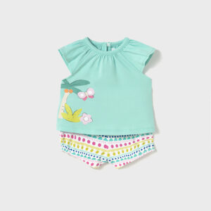 Conjunto short estampado sirena recien nacida