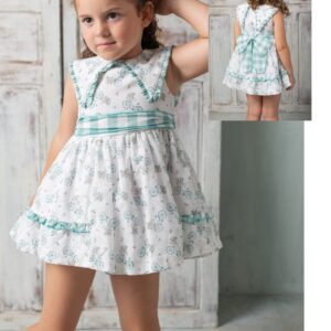 Vestido infantil estampado bicicletas marquesa de pompadour