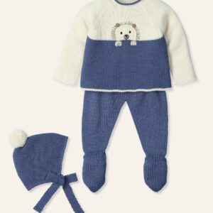 Conjunto polaina con gorro noche