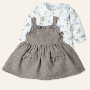 Conjunto pichi con blusa cielo