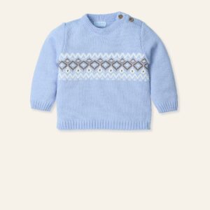 Jersey con greca cielo