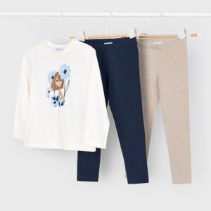 Conjunto legging con camiseta marino