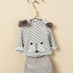 Conjunto de dos piezas niño gris