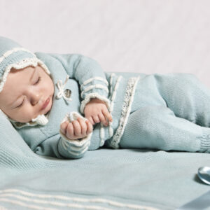 Conjunto polaina tres piezas verde agua