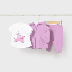 Chandal de tres piezas lilac