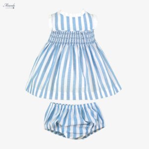 Jesusito de rayas azul celeste